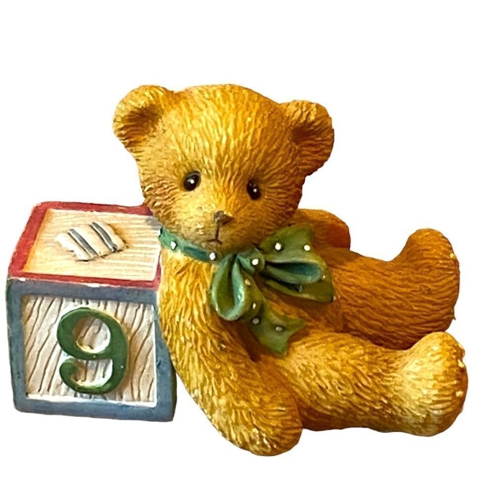 Vintage 1995 Priscilla Hillman 9 Alphabet Bear Cherished Teddies